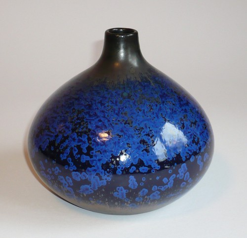 Schwere steinzeug vase - schwere, steinzeug-vase