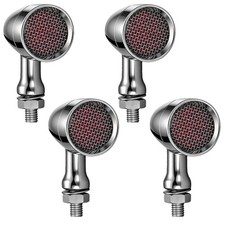4x Red LED Motorcycle Turn