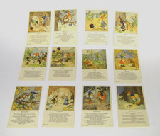 12 Monatsmotive Jan - Dez Fleißkärtchen Ida Bohatta Ars Sacra 3030 Zwerge Reime