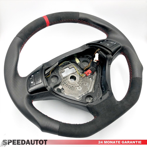 Abgeflacht alcantara lenkrad - abgeflacht,