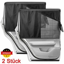 2X Auto Vorhänge KFZ Sonnenschutz Sichtschutz Fenster Privatsphäre Sonnenblende