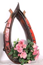 ***Großes antikes Pferdekummet / Kumet / Droschkenkummet / Pferdewagen Wanddekor