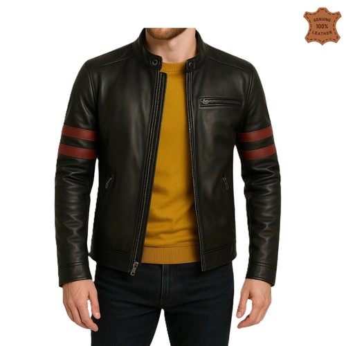 Herren lederjacke schwarz - lederjacke,