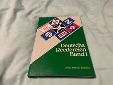 Deutsche Reedereien Band 1  -
