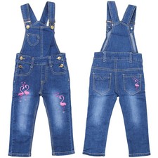 Kinder Jeans Mädchen Latzhose