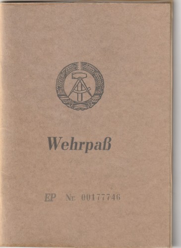Nva wehrpaß grenze plauen - ,