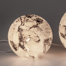 Kugellampe EARTH MARMOR grau