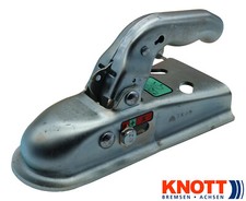 Knott Kugelkupplung AKFW 7,5 Anhänger Kupplung 750 kg V-Deichsel V-Form Langloch