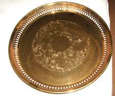 Rundes Reelingtablett 24 Karat