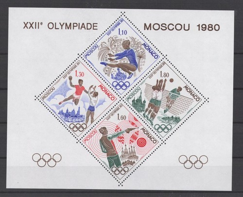 Monaco olympia 1980 - -, block
