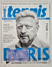 Tennis Magazin Heft Zeitschrift Januar Februar 1 2 2018 - Boris Becker Dimitrov