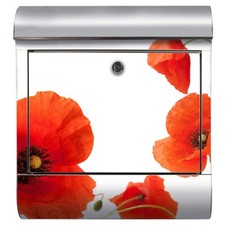 Briefkasten Mohn Blume