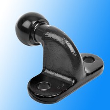 Kugelkopf Anhängerkupplung Kugelkupplung 50mm 3500kg Rechtwinklig Schwarz 2-Loch
