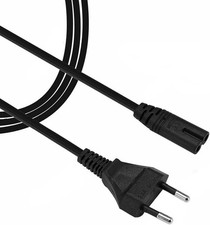 2M/6.5FT 2 Prong Netzkabel