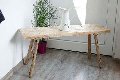 Alte urige holzbank 102cm - alte,