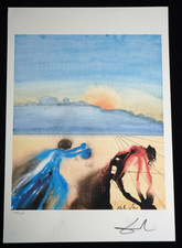 Salvador dali lithographie - dali,