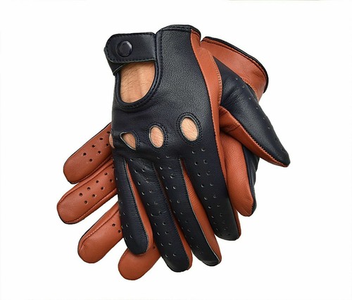 Zweifarbige lammfellhandschuhe - zweifarbige,