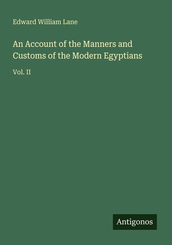 Account the manners and - an,