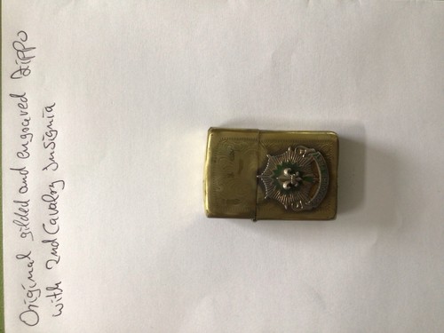 Original graviertes zippo mit - graviertes,