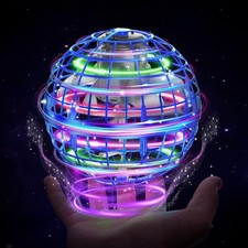 Fliegender Ball Drohne LED Licht Kinder Spielzeug Flieger Indoor Outdoor Gesc...