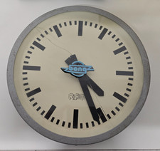 RFT Innen- Nebenuhr DDR VEB Gerätewerk Leipzig Typ INU 32R 1969 38cm (169)