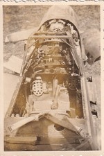 Foto - abgestürztes Flugzeug Cockpit  - 2.WK