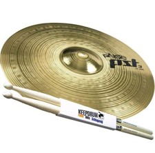 PAISTE PST3 14 Crash Becken + Drumsticks