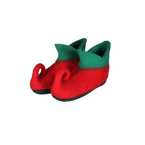 Elfenstiefel rot grün - , pixie