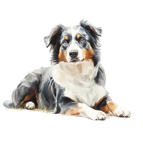 Sticker australian shepherd - 3x,