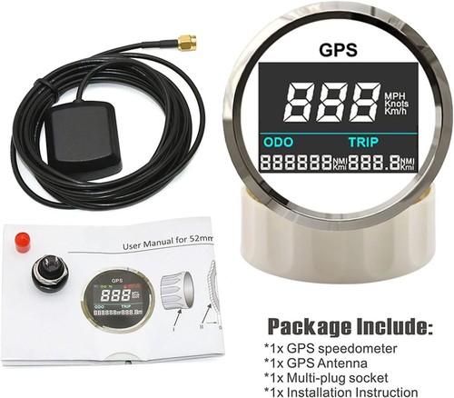 52mm digital gps tachometer - digital,