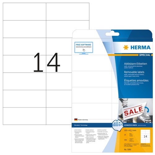 Herma universal etiketten - herma,