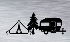 Aufkleber Camping Wohnwagen  Bike Sticker Tuning JDM Decal Scene Sport Urlaub
