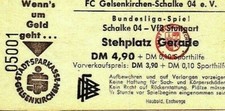 Ticket BL 66/67 FC Schalke 04