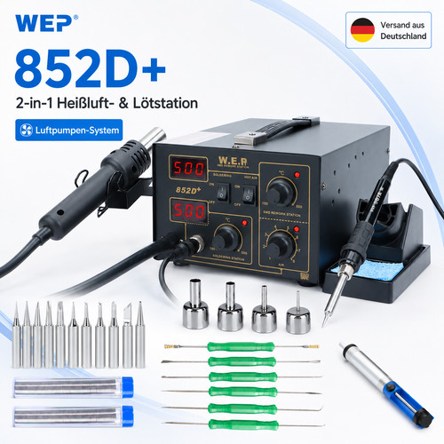Wep 852d 2in1 - wep, lötstation
