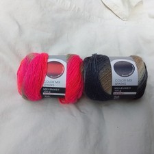   Lana GROSSA Meilenweit  color Mix Sparks  Sockenwolle 4 fach  200 g