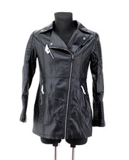 Biker Kunstlederjacke Fake