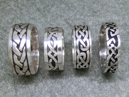 Konvolut ringe bandringe 925 - konvolut,