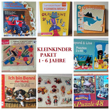 Paket mit Puzzles, Spielen