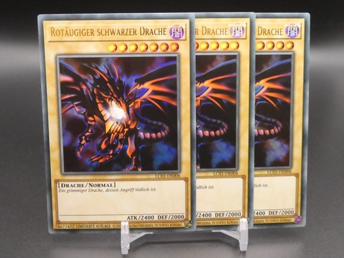 Yugioh playset rotäugiger - 3x,