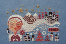 Stickbild-Kreuzstich- point de croix.-Barbara Ana- DMC-Garn -Weihnachten- Winter