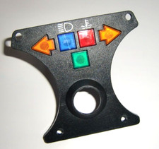 Zündapp, Abdeckplatte Cockpit + Kontrollleuchten,  K80 WK Typ540