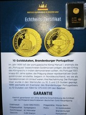 **Goldmünze 10 Golddukaten  Brandenburger  Portugalöser***