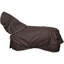 Bucas 145 Espresso Outdoordecke 50g mit Halsteil Irish Turnout Light Regendecke