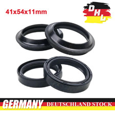 4x GabelSimmerring Satz mit Staubkappen 41 x 54 x 11 mm Für Honda BMW SUZUKI