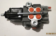 Hydraulik Handsteuerventil  2-fach 50 L  /  Joystick / 2 x DW - Monoblockventil