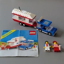 LEGO 6590 Vacation Camper Wohnwagen komplett mit Anleitung OBA, Vintage 1988