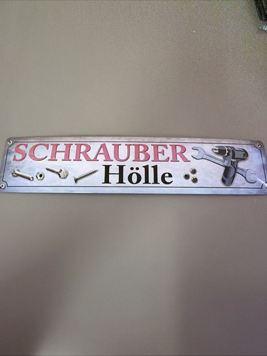 Blechschild 46 cm - blechschild, x