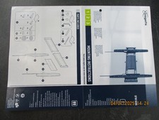 Vogel´s TV Wandhalterung EFW 8205 mit Montageanleitung, Zubehör, bis 37 Zoll