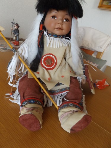Indianer puppe - indianer,