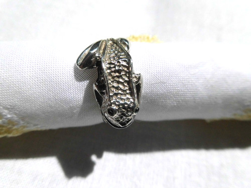 Frosch ring silber - -,